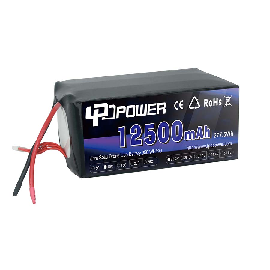 LPD Battery 12500mAh 10C-6S Solid State Battery